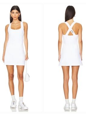 Malbon White Racerback Mini Dress - Sporty Chic